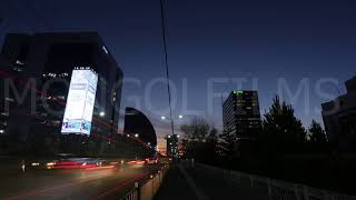 Ulaanbaatar street, Mongolia timelapse