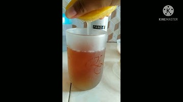 procedure text : how to make iced lemon tea🍋