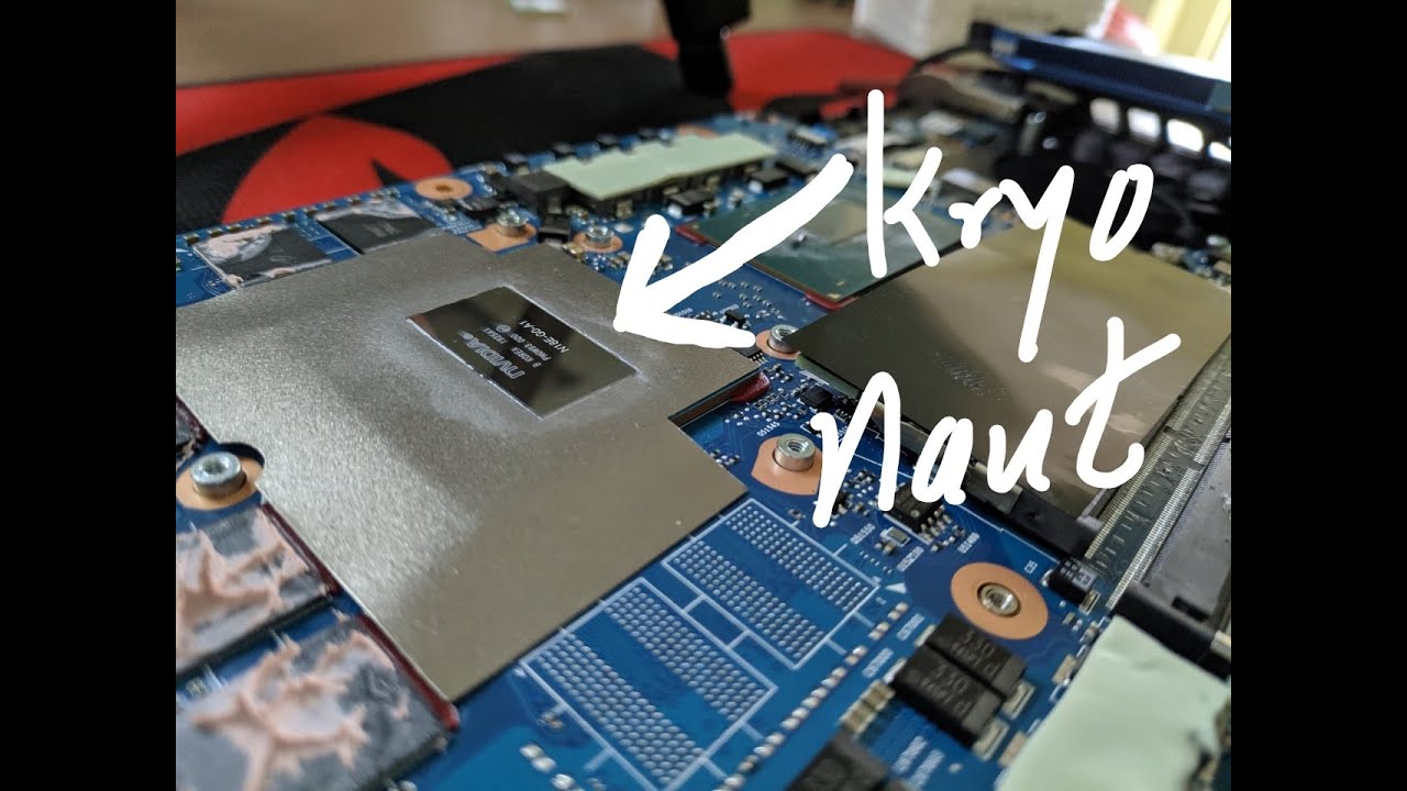 Testing Kryonaut Thermal Performance Re Pasting Helios 300 2019 Youtube