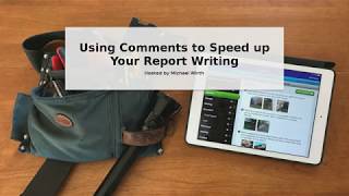 Legacy: Using Comments to Speed Up Your Home Inspection Report Writing