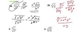 6 5 operations with radical expressions