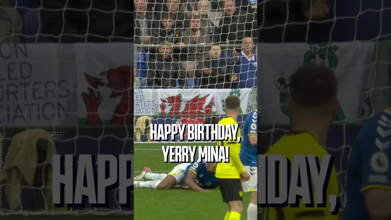 Late goals, great moments and those dances. 🕺 Happy birthday Yerry Mina! 💙 #everton #premierleague