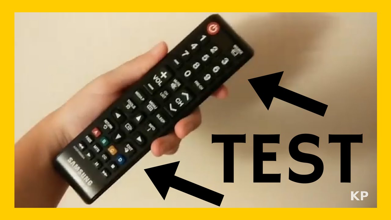 How To Test Remote Control - YouTube