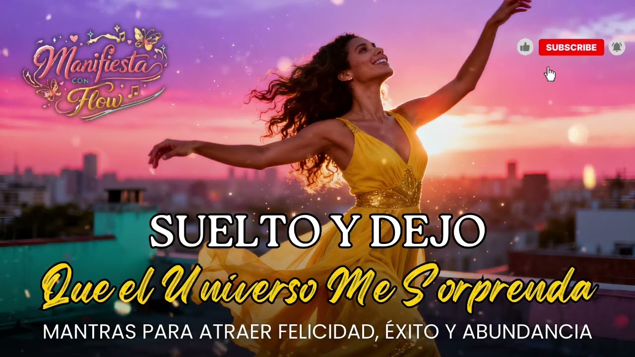 “SUELTO Y DEJO QUE EL UNIVERSO ME SORPRENDA” 💖 Activa la Abundancia, Salud y Amor ✨ Música Bailable