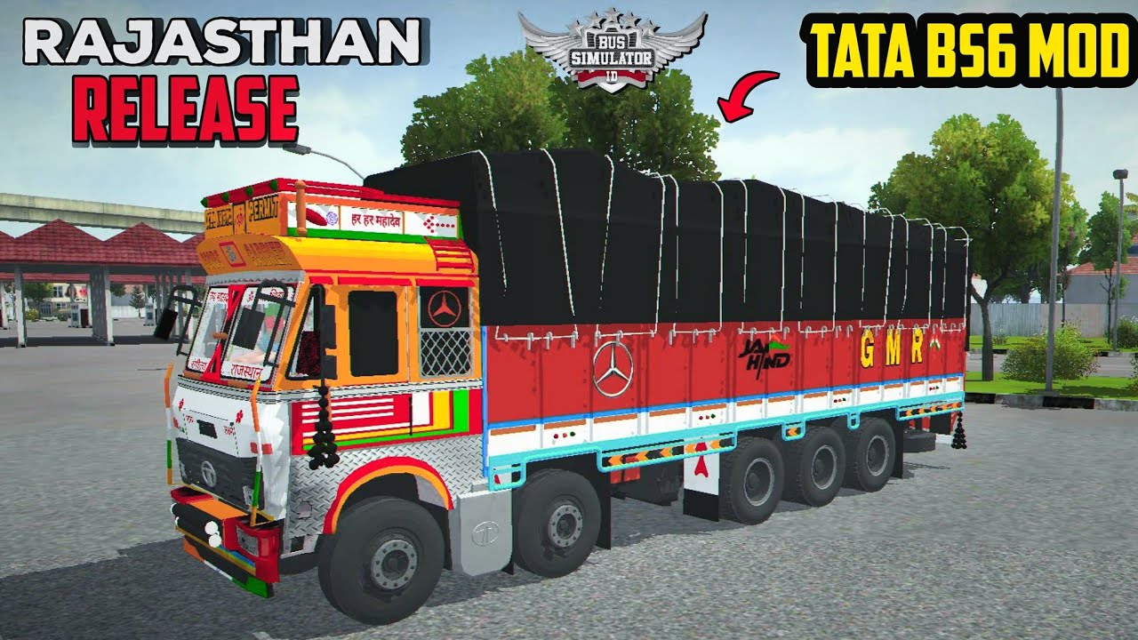 TATA 4930 BS6 Rajasthan Truck Mod in Bussid
