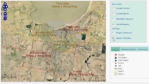 Web GIS demonstration video