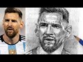 How to draw lionel messi