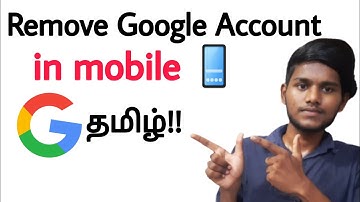 how to remove google account from android phone in tamil / remove gmail account / Balamurugan Tech