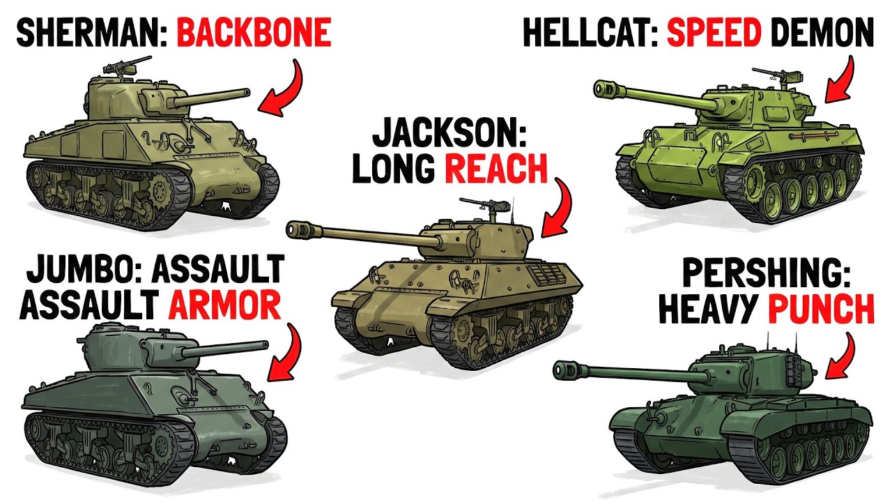 Every United States Tank Used in World War II Explained