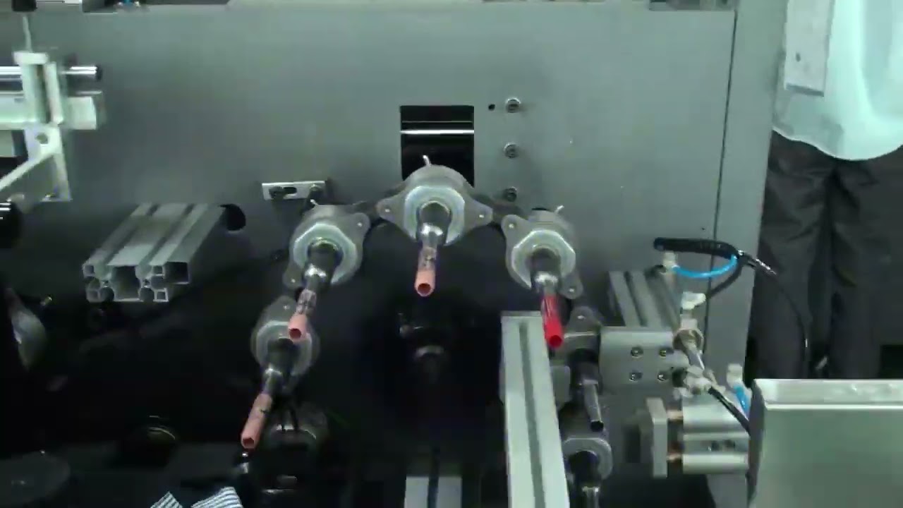 2 color silk screen printing machine for round plastic metal cap jar lipstick