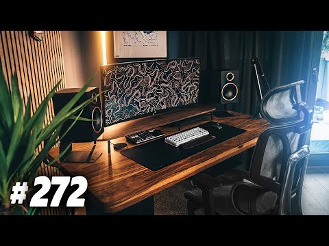 Room Tour Project 272 - BEST Desk u0026 Gaming Setups!