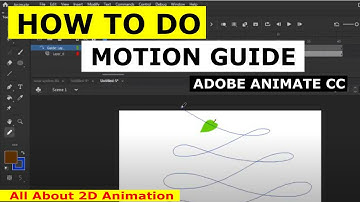how to do Motion guide in  Animate CC