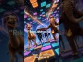 Zombie Camel 🐪 vs Mammoth 🦣 | Tiles Hop EDM Dance Battle 💀🔥 Coffin Dance | Zombie Animals #Shorts