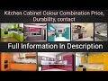 40+ Latest Modular kitchen cabinet colour combination design / idea (2021)