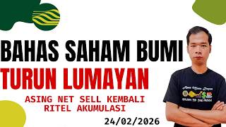 Download Lagu BAHAS SAHAM BUMI TURUN LUMAYAN MASIH GONCANG GANCING ASING NET SELL RITEL AKUMULASI MP3