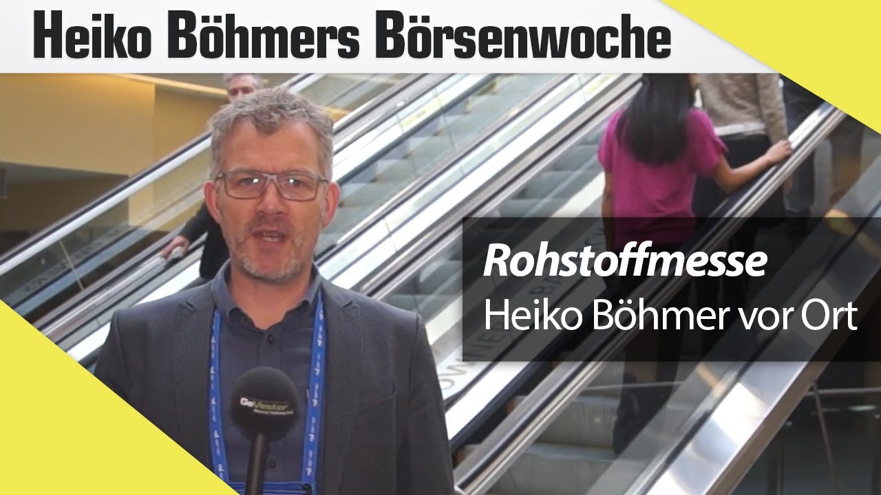 Rohstoffmesse I Heiko Böhmer vor Ort