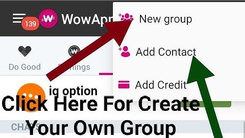 Wowapp | Create Groups In Wowapp