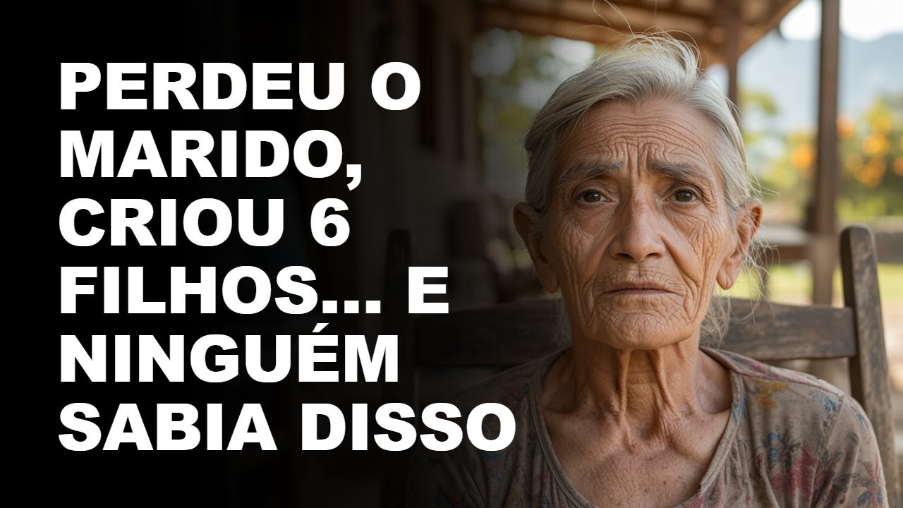 Ela enterrou o marido, criou 6 filhos sozinha MAS guardava um segredo até o fim