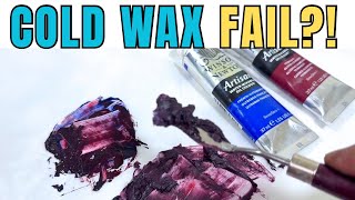 I Hate Purple But I Mixed It Into Cold Wax. Here's What Happened
