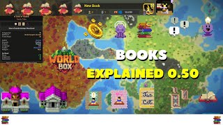 Books in WorldBox 0.50|| What are they for, Curiosities and more.