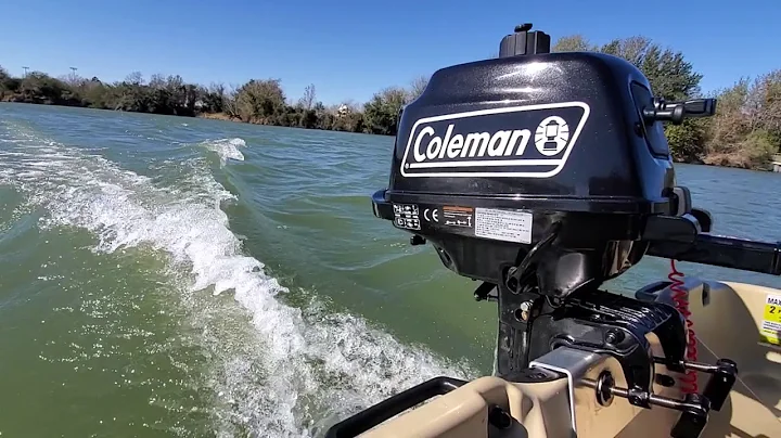 Coleman 2.6  four stroke outboard on Pelican Intruder 12