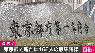 東京都の新型コロナ感染者は168人　12日連続100人超(20/07/20)