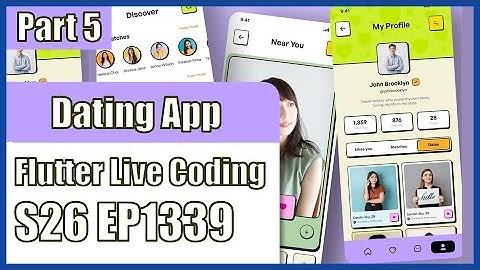 [Flutter] Flutter Live Coding EP1339 (Dating App Part 5)