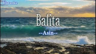 Balita- ASIN- (Karaoke Version)