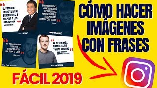 ✅COMO HACER IMAGENES CON FRASES PARA INSTAGRAM 2021 📲 I SIN PROGRAMAS screenshot 1