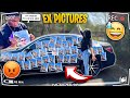PUTTING MY EX PICTURES ALL OVER MY BOYFRIEND CAR **HE GETS MAD**