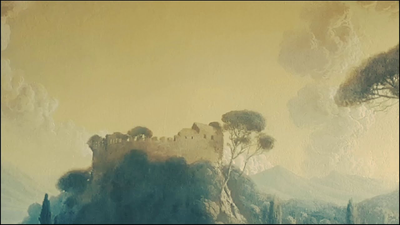 2012 Mural by John Pascoe in "Villa Ercole". Tuscany.  www.john-pascoe-artist.com