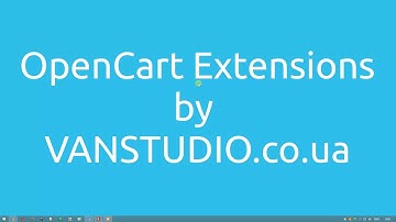 OpenCart 2.x extension installation using Extension Installer