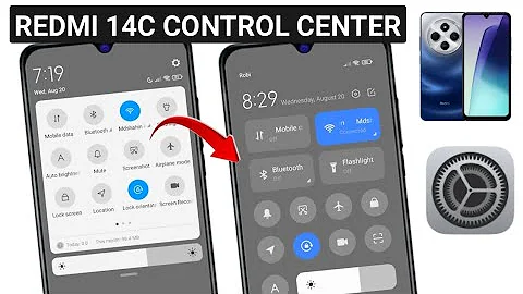 Redmi 14c Control Center Settings ||Change Control Center On Redmi - 14C Enable HyperOS Control 