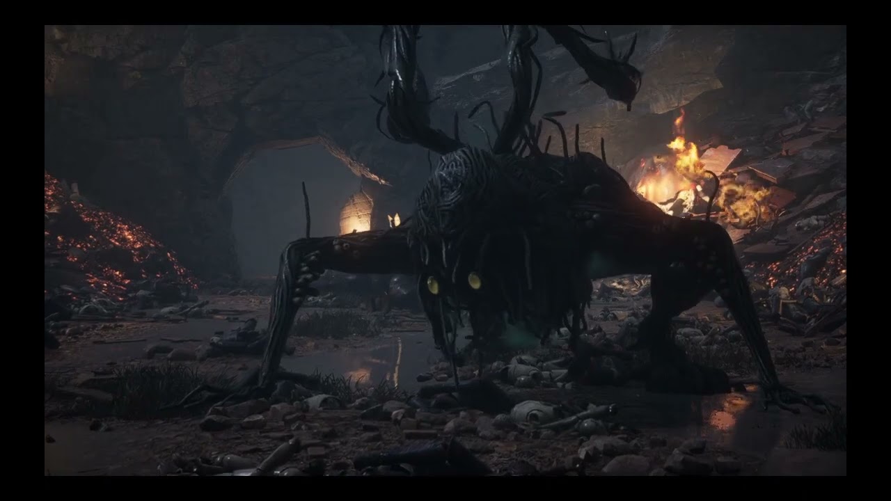 Lies of P – Green Monster of Swamp Cutscenes Entrance & Phase Change