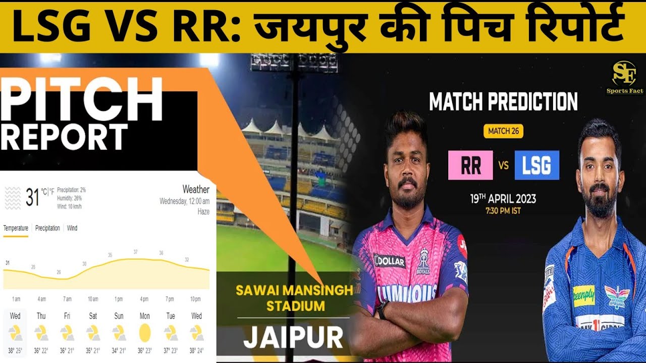 RR vs LSG 2023 Pitch Report: Sawai Mansingh Stadium Pitch Report | Jaipur Today Match Pitch