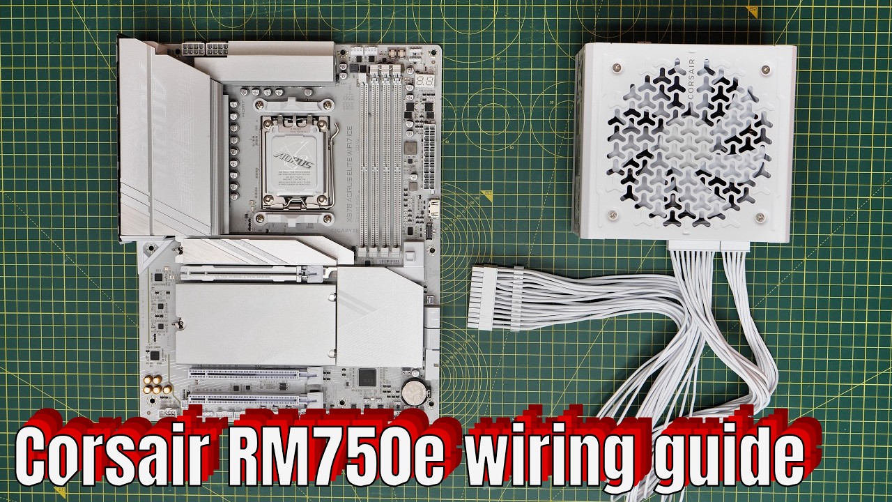 Corsair RM750e PSU wiring and setup guide (detailed guide)