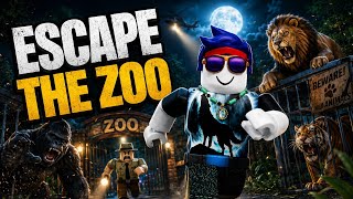 Escape the Zoo in Roblox! 🦁🔥 Gorilla Aur Lions Se Bachkar Niklo! 😱 screenshot 1