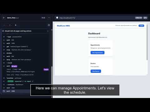 Ruby on Rails & React ile Hastane Yönetim Sistemi | Otomatik Demo & Click Görselleştirme