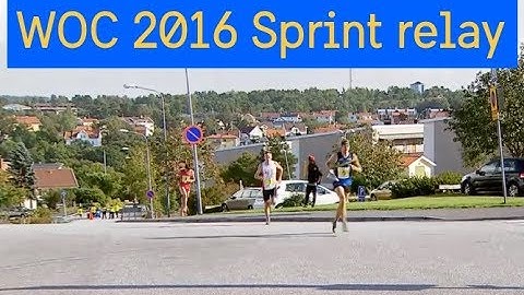 WOC 2016 Sprint Relay