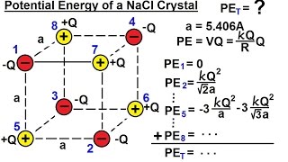 Physics 38   Electrical Potential (7 of 22) Potential Energy Stored in a Salt Crystal
