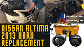 Nissan Altima 2013 Horn Replacement | Nissan Altima 2013 Front Bumper Replacement