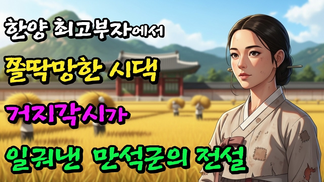쫄딱망한 시댁 거지각시가 일궈낸  만석군의 전설 | 야담·민담·전설·설화·오디오북·옛날 이야기