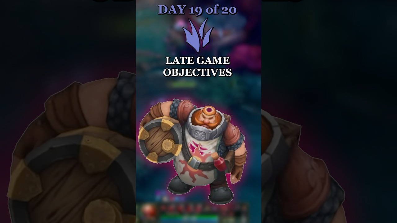 League of Legends - Jungle Role - Day 19 - Late Game Objective! #leagueoflegends  #sharpepop