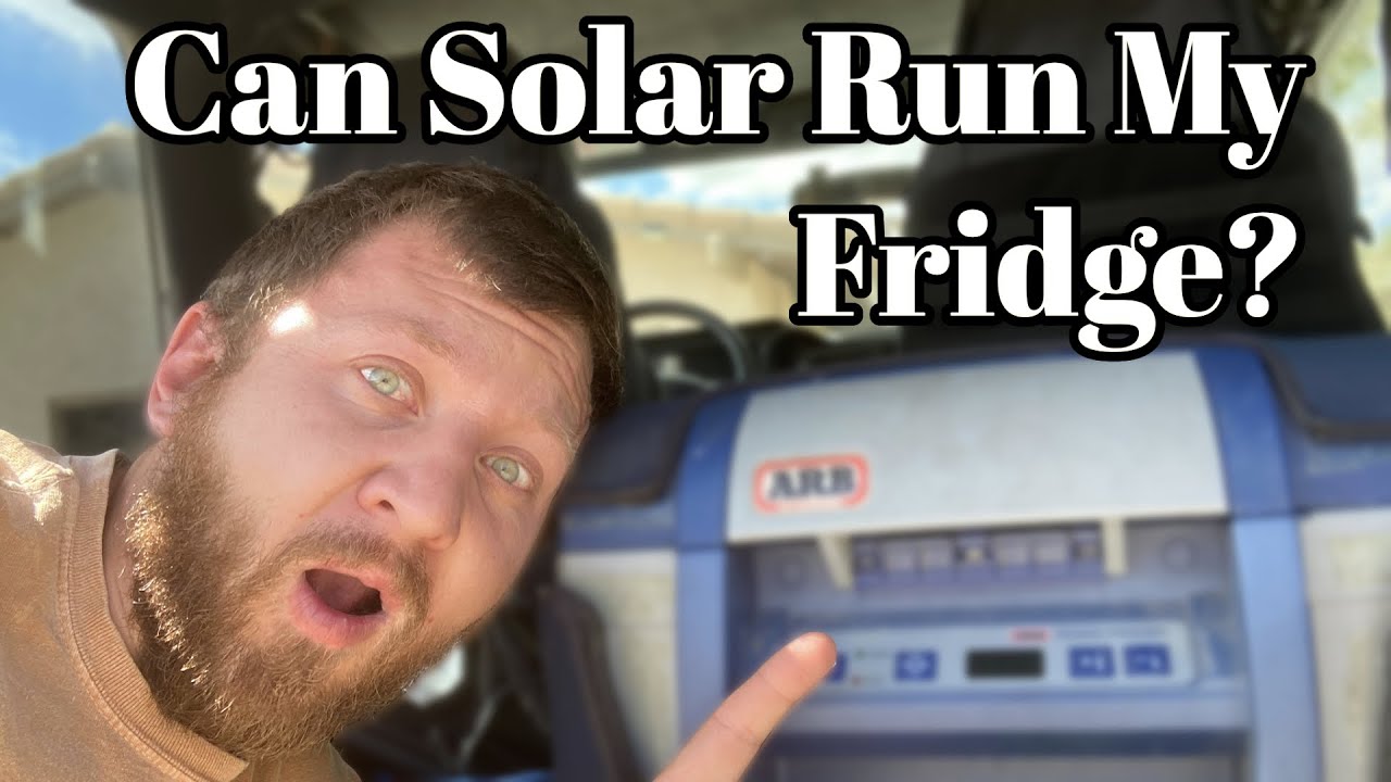 Can A 100 Watt Solar Panel Run A Refrigerator?