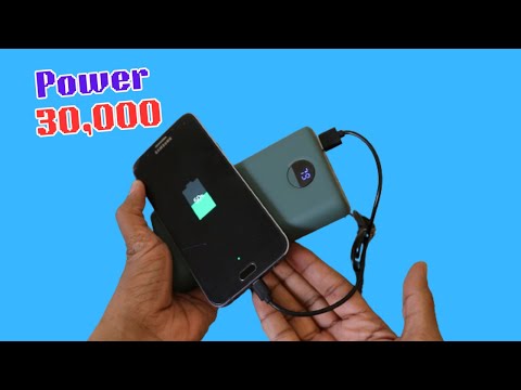 Powerology Quick Charge Power Bank 30000mAh PD 45W (Black)