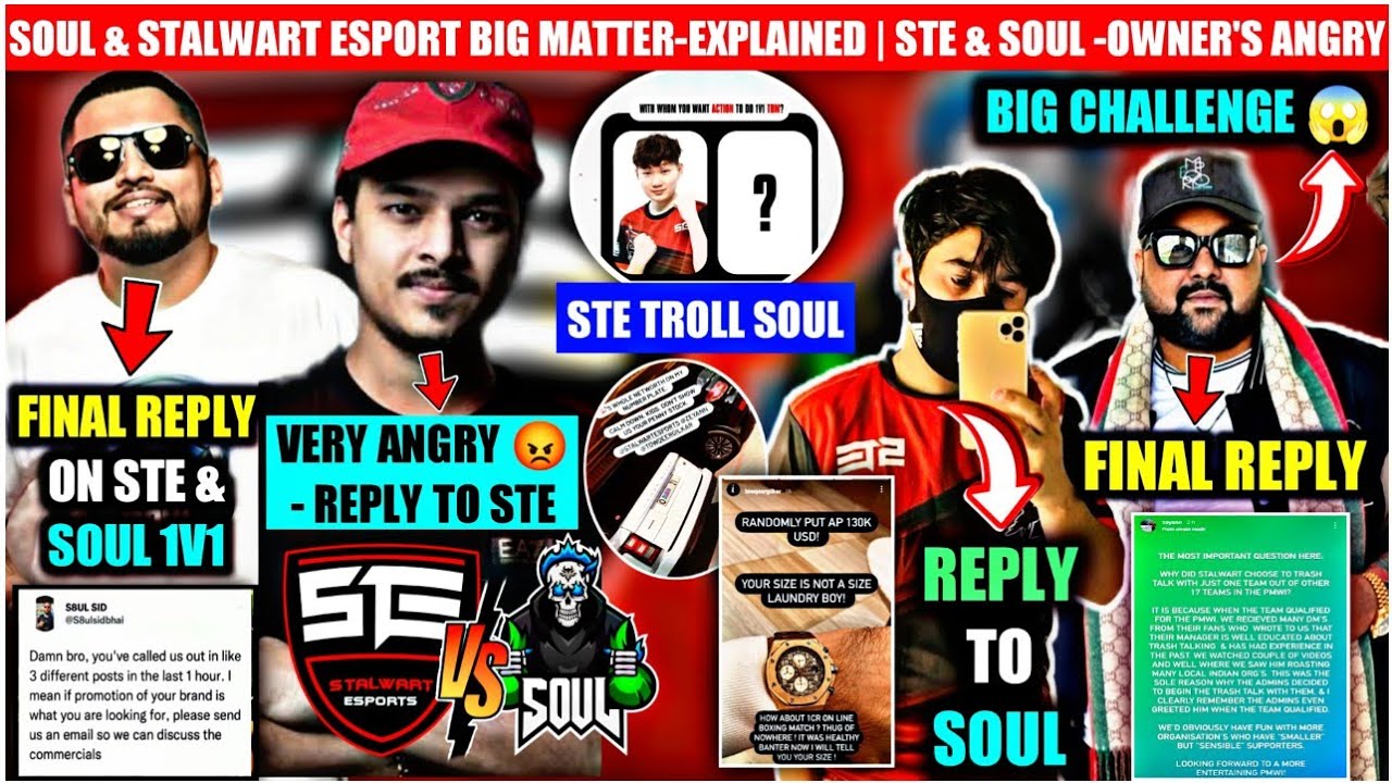 SOUL & STE BIG MATTER - EXPLAINED | STE REPLY TO SID | 8BIT GOLDY BIG CHALLENGE TO STE | SOUL VS STE