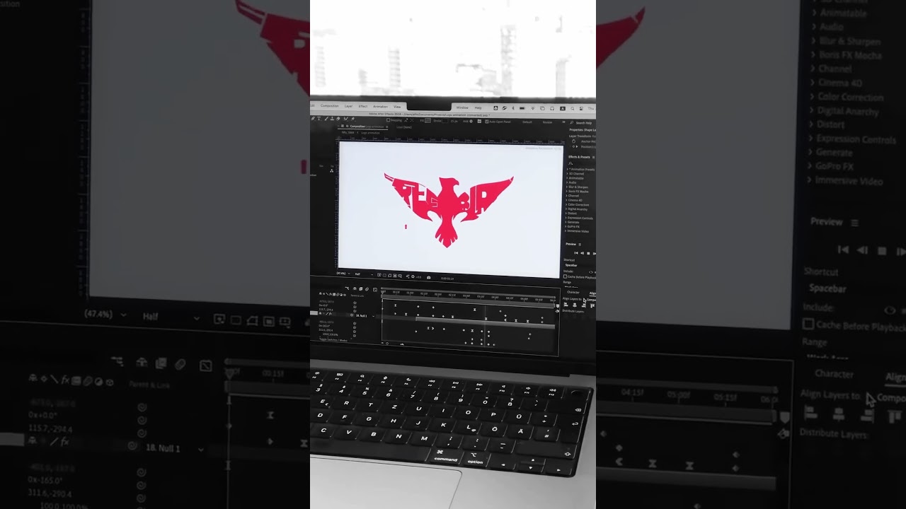 Eagle Logo animation  