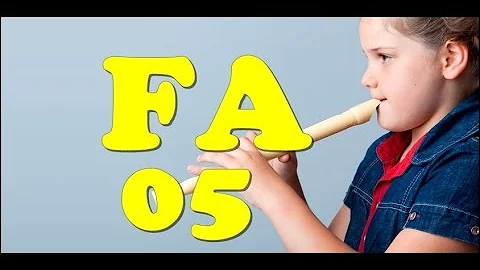 Quais são as notas musicais da flauta doce?