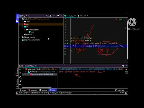 java error,package system does not exist