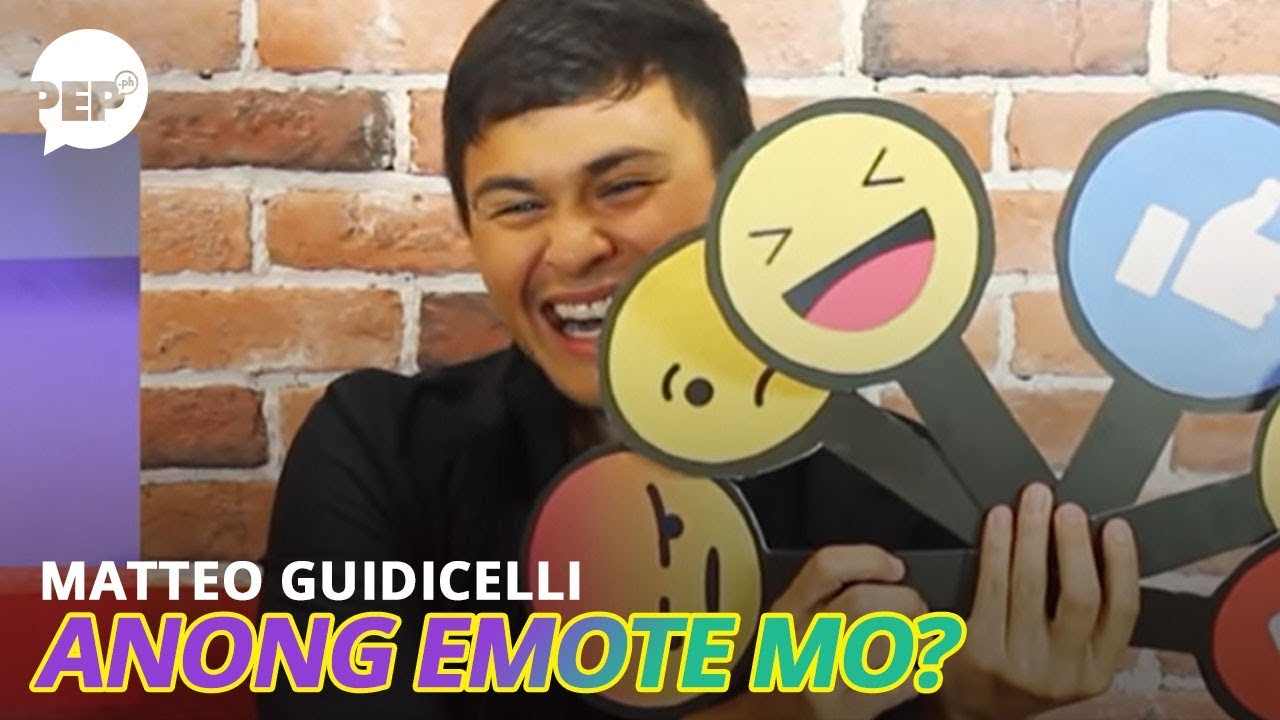 What emoticon did Matteo Guidicelli use for Sarah Geronimo's mom? | PEP Challenge |